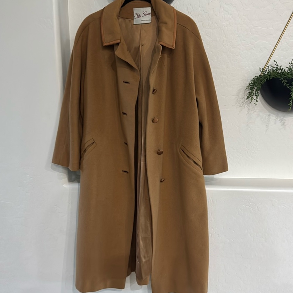 Vintage Cashmere trench (camel color)